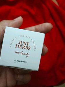 Just Herbs Lip Cheek Tint Rose Coral