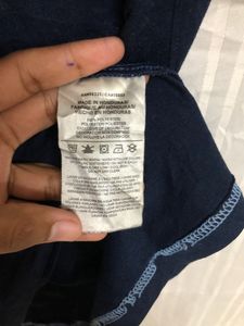 Nike Short Sleeve Blue T Shirt