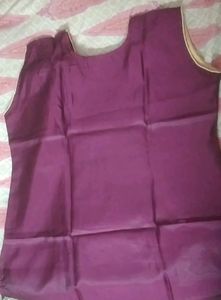 Worked Kurti With Sleeves Attached Inside