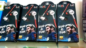 BOAT MESSI EDITION EARPHONES SOUND AS FUNK