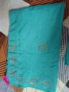 Sea Green Saree