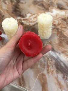 Pillar Rose Crave Scented Candles Pack Of 3.