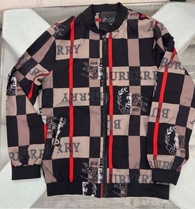 Burberry Checkered Bomber Jacket