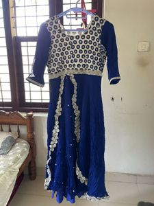 Elegant Blue Ethnic Dress