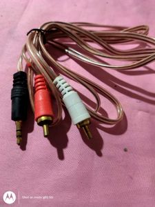 3.5mm Jack to Dual RCA Audio Aux Cable