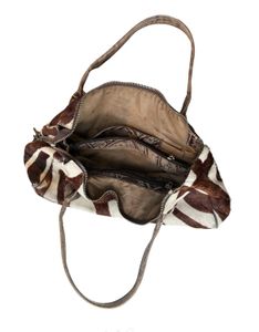 Vintage Zebra leather handbag
