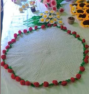 Crochet Rose Flower Bouquet
