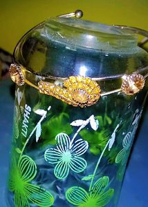 Gold Toned Rhinestone Bracelet