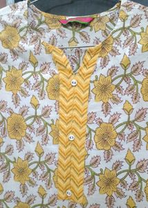Floral Print Kurta