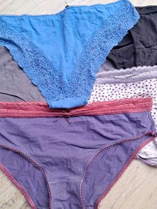 Colorful Panty Bundle in pure cotton  imported fab
