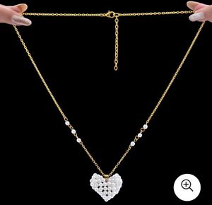 Pearl Heart Necklace 💖