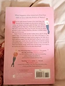 Red, White &amp; Royal Blue Novel