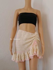 Crochet Ruffle Skirt