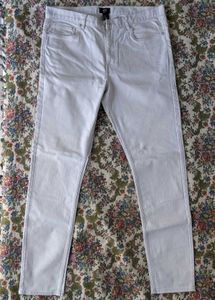 Mens Off White Pant - H&amp;M