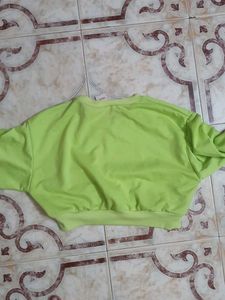 Lime Green Crop Top