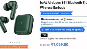 Boat Airdopes 141 - Green