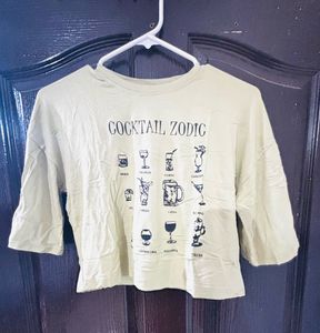 Olive Crop Top
