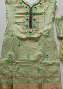 Light Olive Green Kurta Set