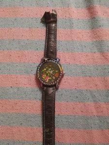 Floral Design Wrist Watch