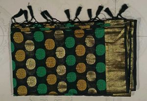 Elegant Green & Gold Scarf