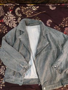 Platfrom orignal Gray Corduroy Moto Jacket