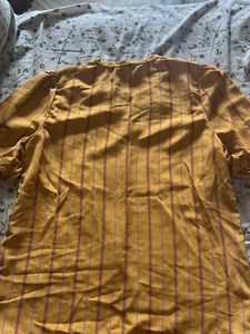 Striped Puff Sleeve Top