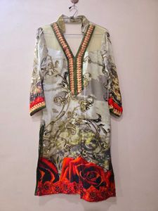 Chiffon And Net Kurti