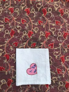 Hand Embroidered Beautiful Handkerchief