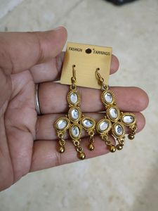 Kundan Look Earrings