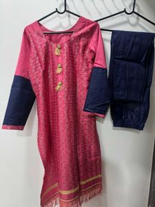 Rani Pink Sequins Pant Suit