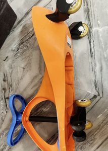 R for Rabbit Swing Car– Orange Blue