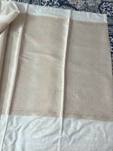 White Dyeable Banarasi Saree