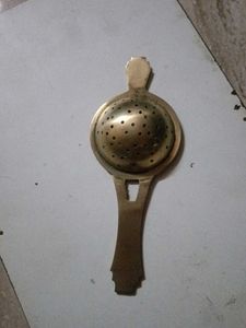 Vintage Brass Tea Strainer