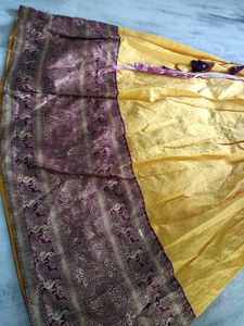 Yellow Ethnic Skirt
