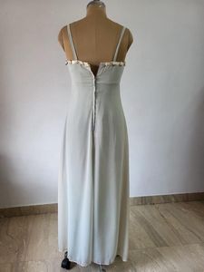 Vintage Pale Green Maxi Dress