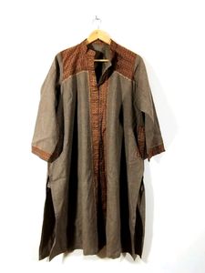 Khaki Brown Printed Kurti (Unisex, Man &amp; Woman)