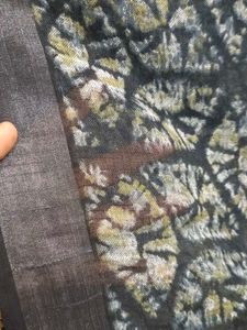 Elegant Black &amp; Grey Sari