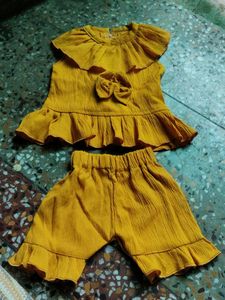 Cute Yellow Kids Outfit