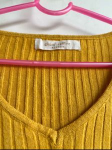 Mustard Knit Sweater