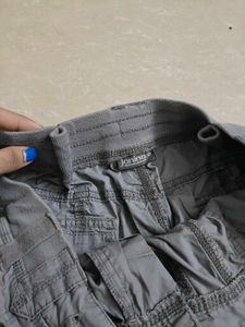Casual Gray Mini Skirt