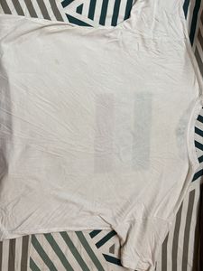 white Oversized Tee 💗