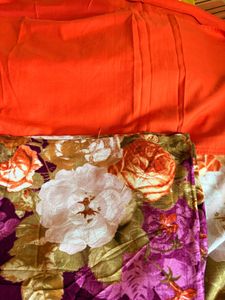 Floral &amp; Orange Bedsheets