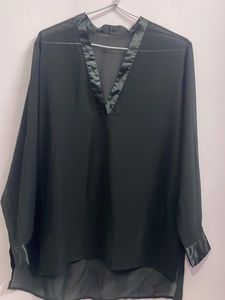 Black Georgette top