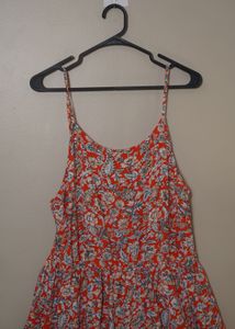 Red Floral Sundress
