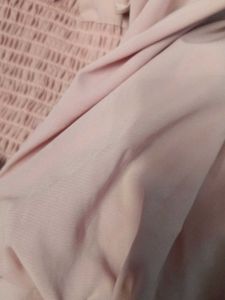 Pink Smocked Ruffle Top