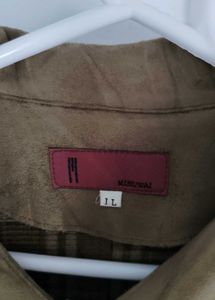 Vintage Olive Green Suede Jacket