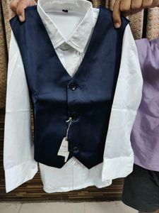 Boys' Formal Vest Shirt Set