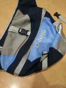 Li-Ning Sling Bag - Blue/Gray