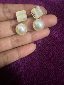 Combo golden beaded stones Earring