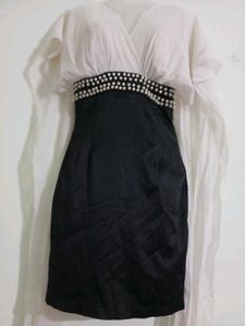 Black &amp; White Party Dress